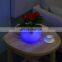 Decoration Garden Outdoor Color Plastic Resin Light Large Lit Illuminated LED Planter Flower Pot