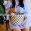 Beautiful and functional Seagrass  Bag, Natural Woven Beach Bag, Round Straw Summer basket Vietnam Supplier