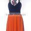 Women Fashion dress Clothes Slim Waist Evening Dress Sleeveless Casual dress