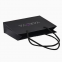Custom Logo Luxury Large Packaging Shopping Black Paper Gift Bags with Handle