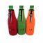 Custom Beer Wine Bottle Sleeve Cooler Zipper Neoprene Beer Bottle Holder with Opener