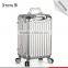 Aluminum polished travelling luggage Case protective case luggage