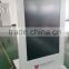 floor stand lcd video screen display touch pc kiosk for shopping mall