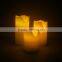 Multi-colored color LED candle with timer