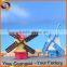 2016 Holland DIY resin plastic Dutch windmill for garden ornament