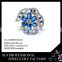 2015 fashion china wholesale 925 royal blue silver pakistani bridal jewelry sets