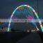 waterproof out door bridge rgb LED light project