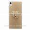 Pu leather cover with 360 degree rotating ring stand cell phone case for iphone 6