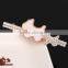 2015 New Style Bear Hairwear Golden Silver Barrettes Shining Rhinestone Zircon Lovely Hairpin Fine Jewellery