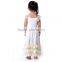 Yiwu Factory Children Cotton Long Wedding Dress Fashion Party Dress For Girls