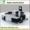 Shopping mall display phone kiosk with led lights/baking painted counter cell phone display unit