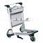 Stainless steel & aluminium material high quality airport luggage cart airport trolley made in China factory direct wholesale