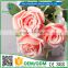 2016 Wholesale 12 PCS 8 color Latex Artificial PU Flowers Rose Bouquet Wedding Bridal Decor Display christmas Real Touch Flower