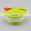 2016 Best Selling Spill Proof Suction Baby tranning bowls with spoon set/baby bowls spill proof stay put suction serving bowls