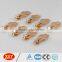 2015 hot sale #3 rose gold fancy style customized logo zipper slider
