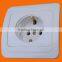 European style flush mounting schuko socket outlet (F2010)