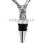 Novelty Chrome deer head Wine Stopper