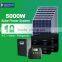 new energy electric power 5kw home solar systemson grid with cheap price
