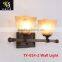 American Style Classic Iron Art Wall/Pendant Light With Pattered Lampshade For Home/Hotel/Coffee House Decoration