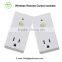 RF Smart Wireless Electric Socket Switch Set EU Plug K21 2+1