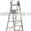 Aluminium scaffold work platform fold household multipurpose extension telescopic Ladder with CE/En 131 4.05M