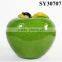 Special design red ceramic apple shape decoration