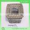 Rectangular willow storage basket for decoration
