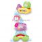 new product funny education bath set Rainbow Fish Crab Cartoon water toy baby bath toys for kids
