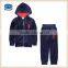 4-8y (FG4525) Nova kid latest design children hoodies 100% cotton winter baby girls zip kids fleece clothing sets hoodies