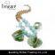 Fashion jewelry Wholesale hot selling latest design blue beads artificial acrylic flower necklace