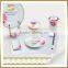 Elegance fine porcelain designer dinner set square red