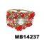 fashion ladies crystal bangle flower bracelet wrist watch woman