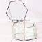 High quality new arrival hexagon elegant glass jewelry box                        
                                                Quality Choice