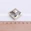 Fashion gun metal pyramid shape accessory for purse bag