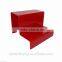 Custom color lucite cosmetics display tray rack with 2 layers