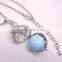 FN3161Top sale infinity necklaces little baby music note necklace