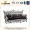 Luxury Silver leaf Dubai sofa latest sofa design living room sofa
