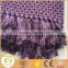 Wholesale 100% Acrylic heavy woven dots printed fringes throw blanket