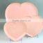 dinnerware ceramic heart shaped plate, pink ceramic dinner plate, bulk dinner plates