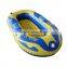 custom pvc strong 2 seats inflatable boat, orange inflatable fishing boat