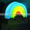 Colorful rainbow design plastic led night light wholesale