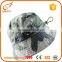UV Protection cap white and green sun bucket hat with strings