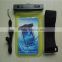 Hot selling super waterproof waterproof phone case, outdoor travel PVC waterproof bag for mobile phone