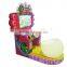 Coin operated Fire car kiddie racing car token game simulator