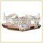 Fancy cork sole sandals for girl cute plat safety shoes