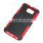8 Colors Armor Hybrid Silicone Phone Case Back Cover For S6 G9200 Heavy Duty Armor Stand Case