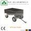 4-Wheel Utility Cart Trailer 17Cubic - 1500lbs for Garden Lawn Tractor