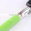 2015 hot portable in pocket walking stick selfie stick with wired cheap price