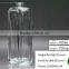 100 ml flat rectangle transparent make-up glass perfume bottle