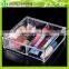 DDI-S006 ISO9001 Chinese Factory Made SGS Non-toxic Test Cheap Clear Acrylic Cosmetic Organizer
